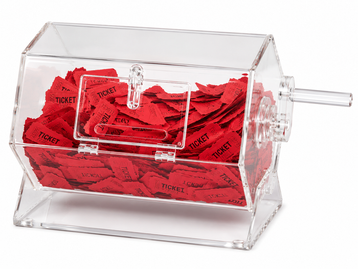 Medium Acrylic Raffle Drum