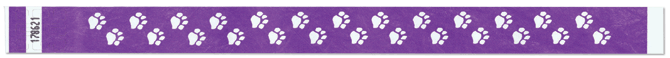 PAW PRINT WRISTBANDS