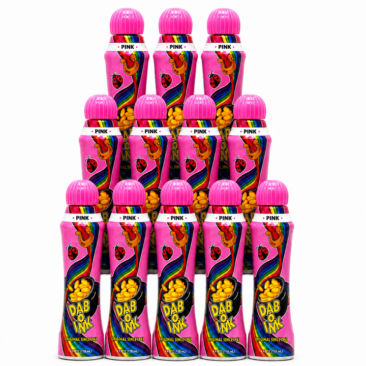 Pink 4 Oz. Dab-O-Ink Reg4