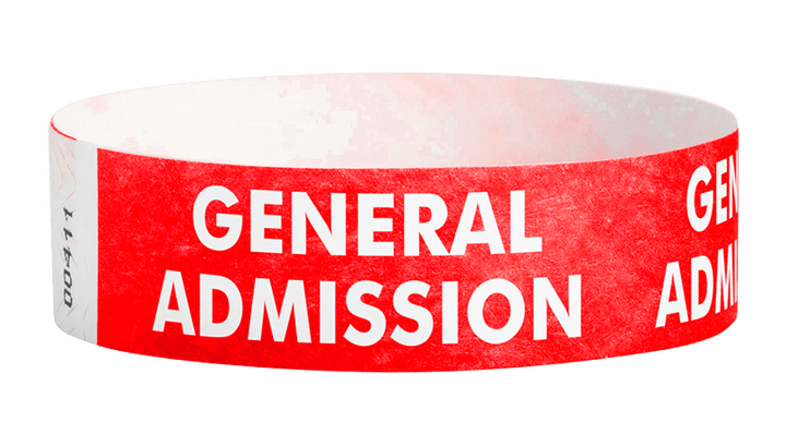 GENERAL ADMISSION WRISTBANDS