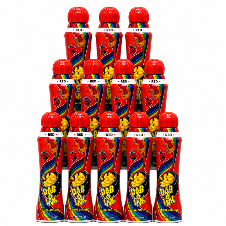 Red 4 Oz. Dab-O-Ink Reg4