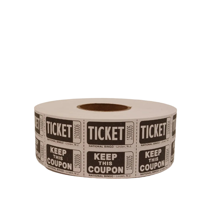 Easy Read Raffle Tickets - black
