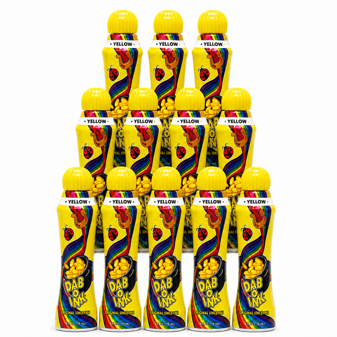 Yellow 4 Oz. Dab-O-Ink Reg4