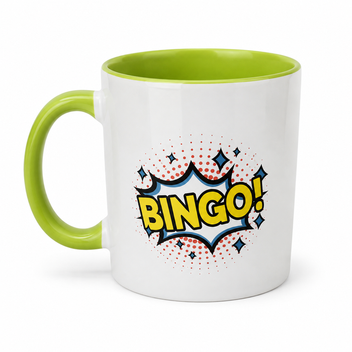 Bingo "POW" Ceramic Mug