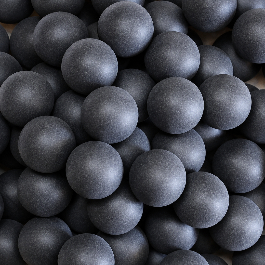 Blank Ping Pong Balls - black