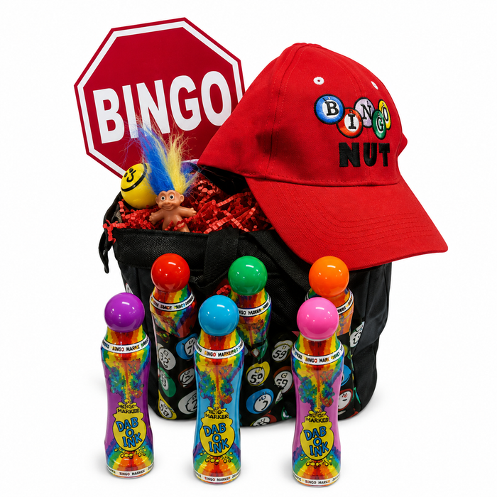 Bingo Lover's Gift Set with 6-Pocket Bag & Accessories
