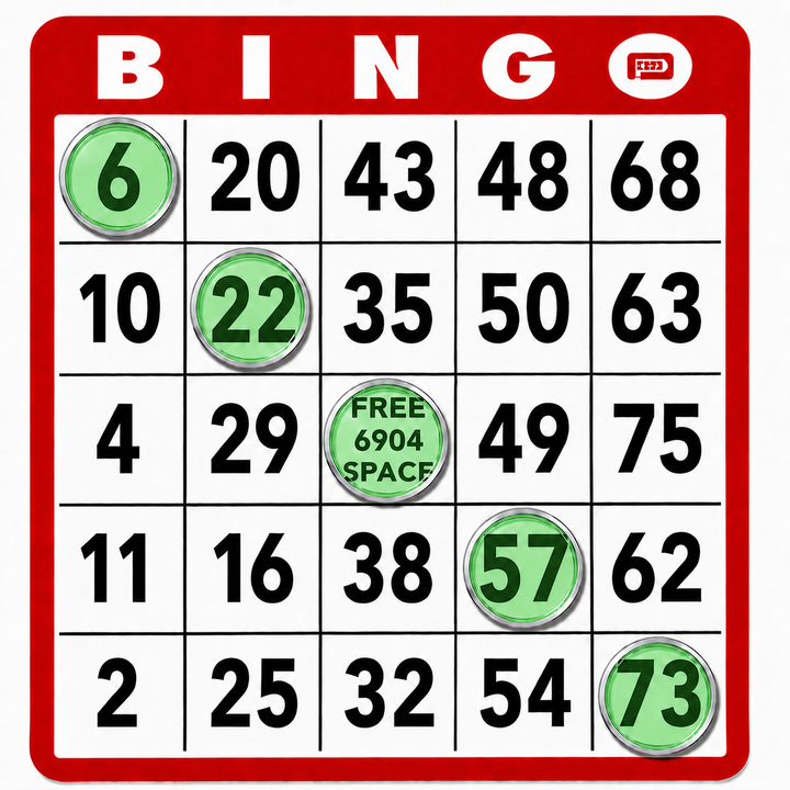 3/4 Inch Transparent Magnetic Bingo Chips - green