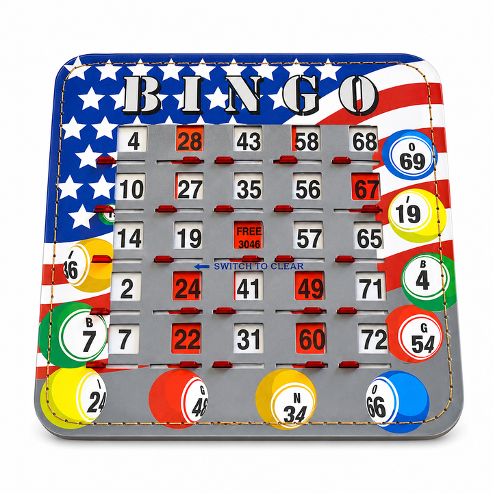 Easy Slide Patriotic Shutter Card