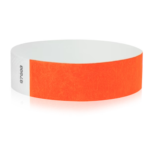3/4 Inch Solid Color Tyvek Wristbands - cranberry