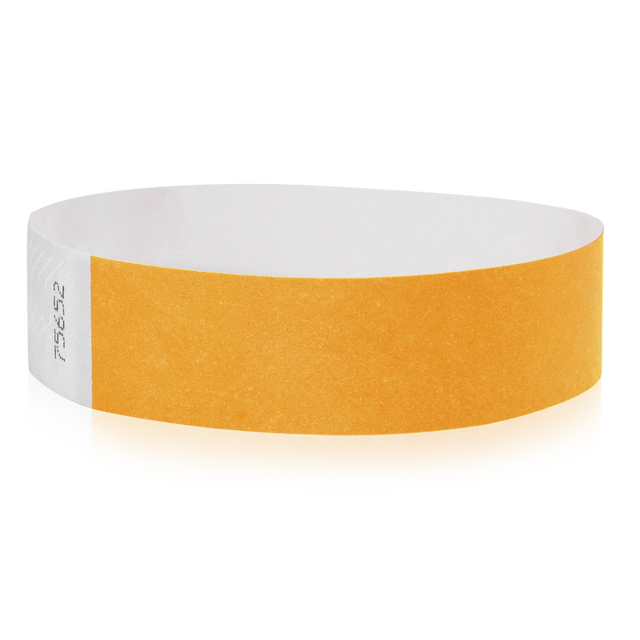 3/4 Inch Solid Color Tyvek Wristbands - gray