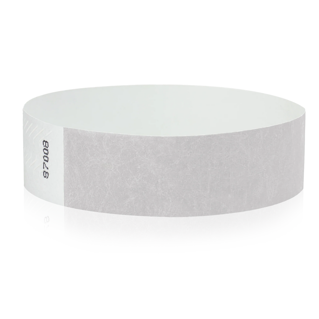 3/4 Inch Solid Color Tyvek Wristbands