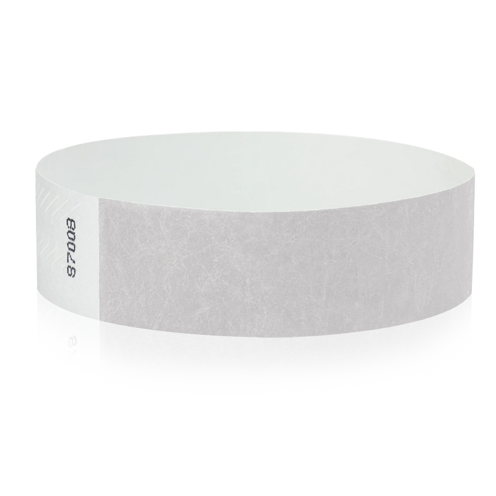 3/4 Inch Solid Color Tyvek Wristbands