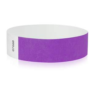 3/4 Inch Solid Color Tyvek Wristbands