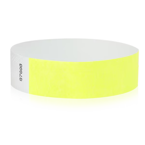 3/4" Solid Color Tyvek Wristbands
