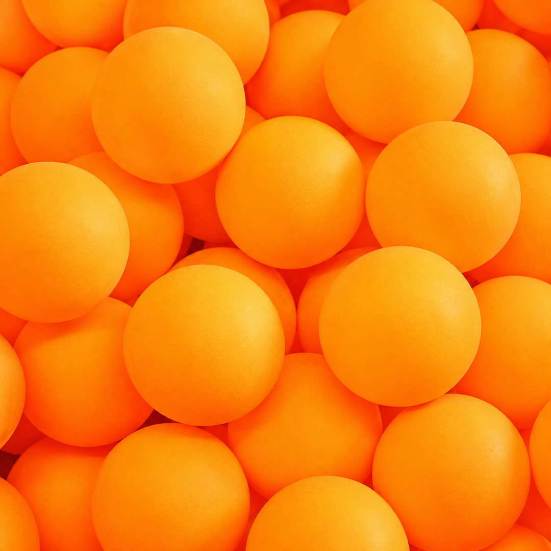 Blank Ping Pong Balls - orange