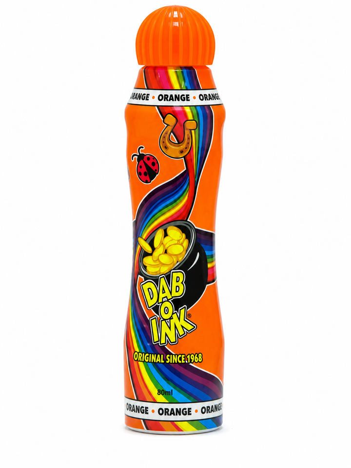 Dab-O-Ink 3 oz. Bingo Ink Marker - orange
