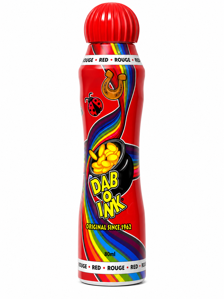 Dab-O-Ink 3 oz. Bingo Ink Marker - red