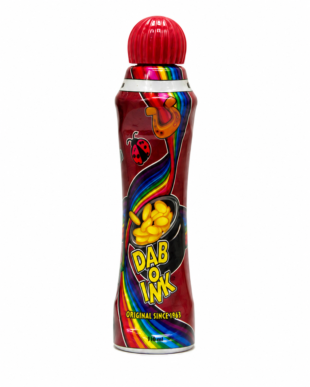 Dab-O-Ink 4 oz. Bingo Ink Marker - ruby red