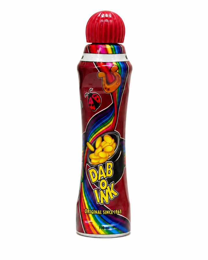 Dab-O-Ink 4 oz. Bingo Ink Marker - ruby red