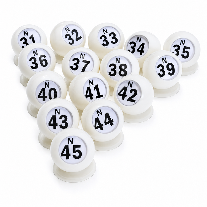 Bingo Ball Waiters - white