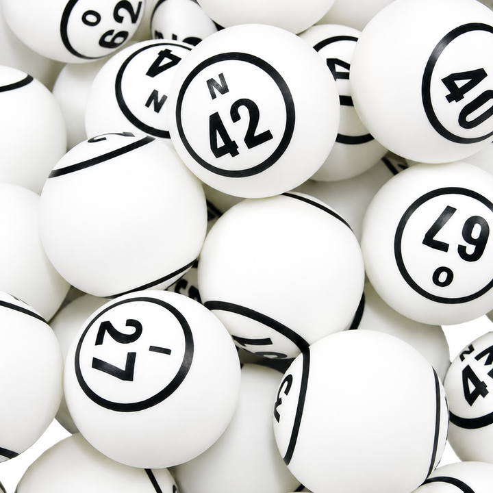 Ping Pong Cage Set Balls - white double number