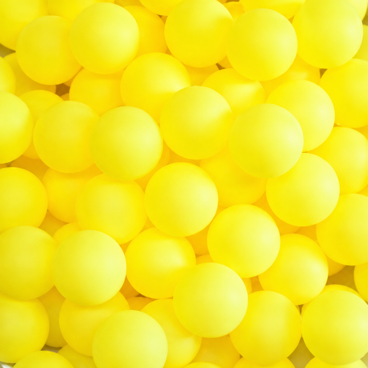 Blank Ping Pong Balls - yellow