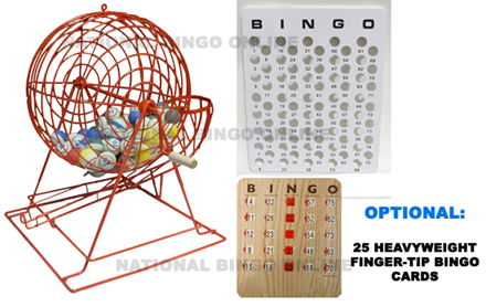 Colorful Professional Ping Pong Cage Set Bingo, Cage