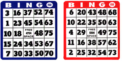 100-Pack Professional   <br />Single Hard Bingo Card Single, Hard, Bingo, Card, games