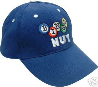 Bingo Nut Cap Bingo, Nut, Cap, hat, novelty