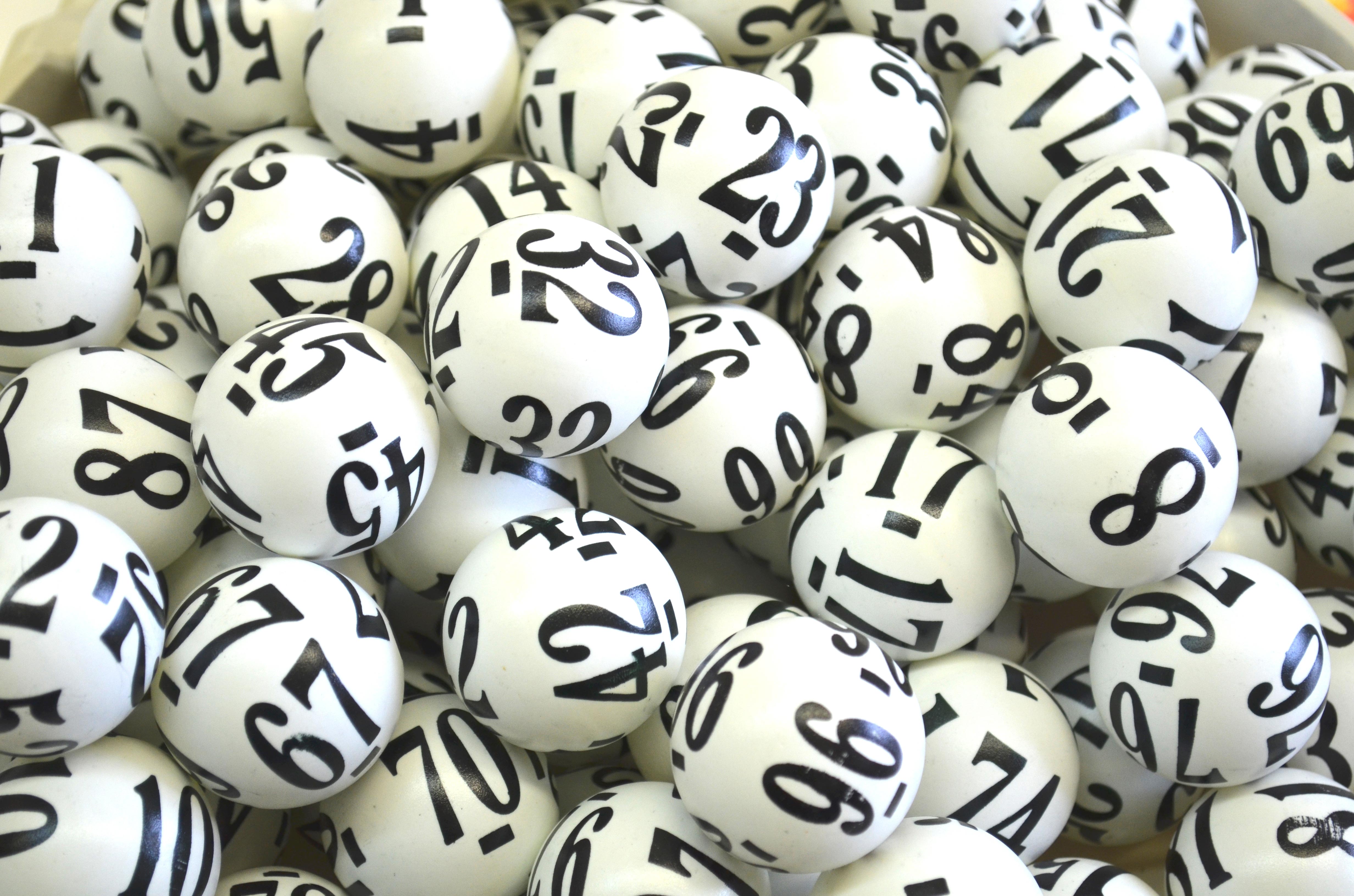 100-Raffle Ball Set White, Lotto, Balls, Raffle