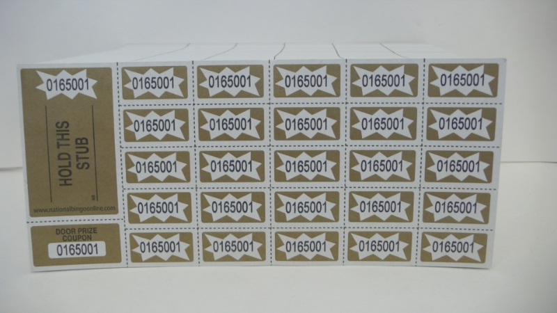 Chinese Auction Tickets 500 Sheets Package