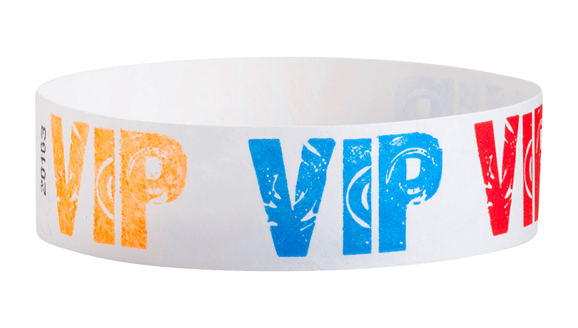 VIP Multicolored Wristbands 